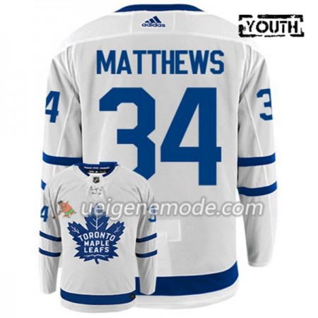 Kinder Eishockey Toronto Maple Leafs Trikot AUSTON MATTHEWS 34 Adidas Weiß Authentic